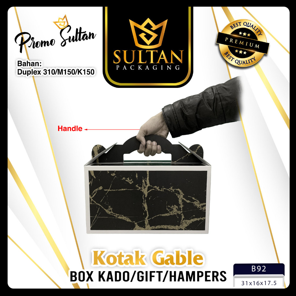 Kotak Hampers - Dus Souvenir - Box Jing jing Hampers - Kotak Hadiah Tenteng - B92 - Image 5