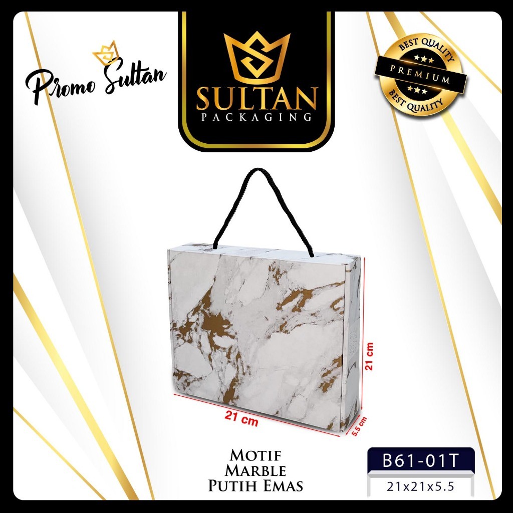 Box Hampers - Box Kado - Kotak Kado Baju - Box Marble - Gift Box - Packaging - B61 - Image 4
