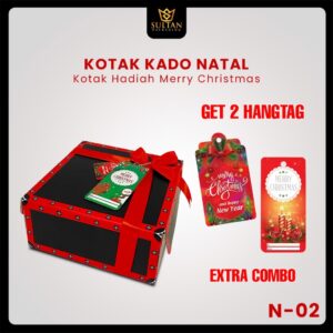 Kotak Hadiah - Dus Kado Natal - Tempat Penyimpanan Hadiah Edisi Natal - N-02