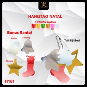 Hangtag Natal - Tag Aksesoris  - Hangtag Merry Christmass - H161