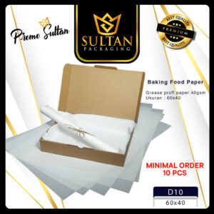 Baking Food paper - Kertas Makanan Anti Minyak Termurah - D10