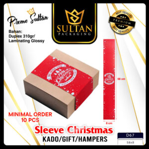 Sleeve Special Merry Christmas - PaperBelt Natal Dekorasi Natal - D67