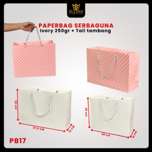 Paper Bag Hadiah Jumbo / Premium Gift Bag / Tas Kado Jinjing / PB17