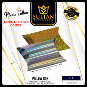 Pillow Box - Kotak Souvenir - Box Hadiah Hologam - C1