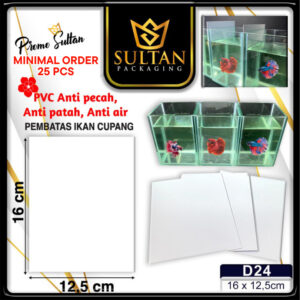 Sekat|Sekat Murah|Sekat Soliter|Pembatas Aquarium|Sekat Ikan Cupang|D24