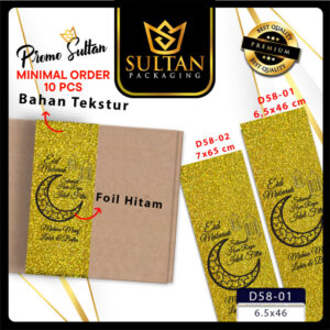 Sleeve|Paper Belt|Lebaran|Idul Fitri|Hologram|Aksesoris|Packaging|D58