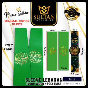 Sleeve Kue/Paper Belt Lebaran/Sleeve Kotak/Sleeve Idul Fitri|D62