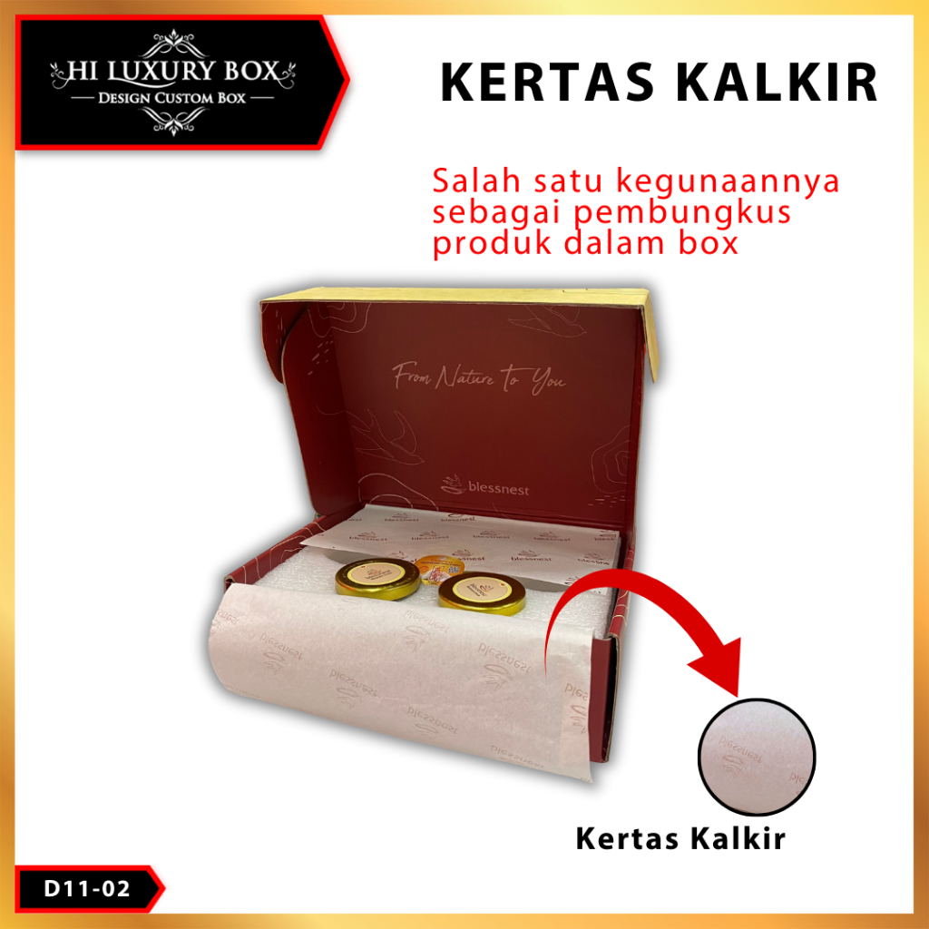 Kertas Kalkir / Tracing Paper 65x100 cm / D11-02 - Image 3