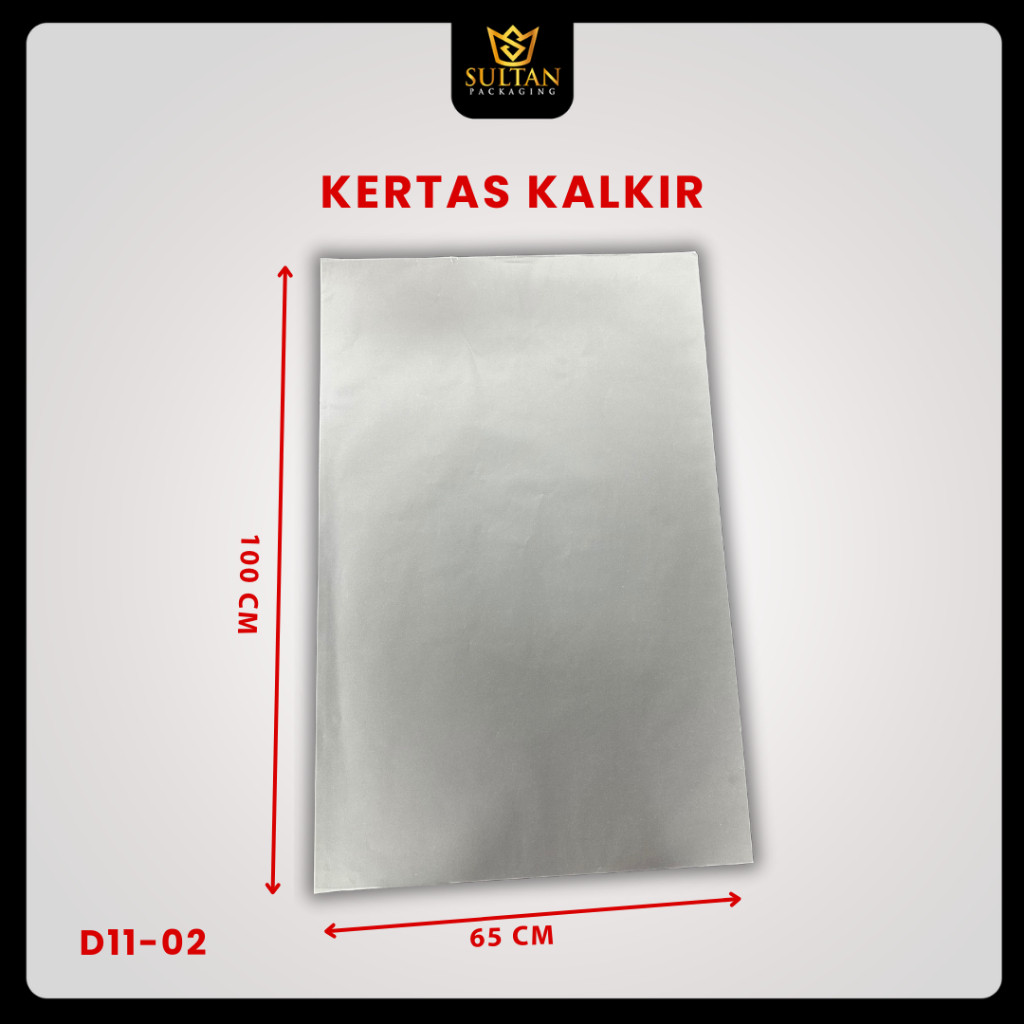 Kertas Kalkir / Tracing Paper 65x100 cm / D11-02 - Image 2