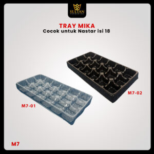 Mika Tray Kue Tatakan Sekat Nastar Isi 18| M7