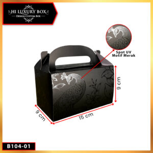 Box Hologram|Gable Box|Kotak Kue|Kotak Kado|Box Serbaguna B104