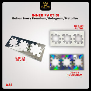 Inner Cupcake Isi 3/ Partisi Cupcake Silver/D28
