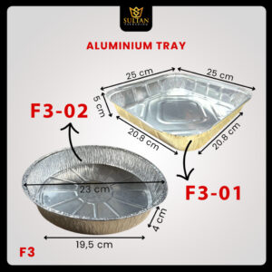SULTAN - Aluminium Foil Cup Cake Food Tray - Aluminium Foil Termurah - F3