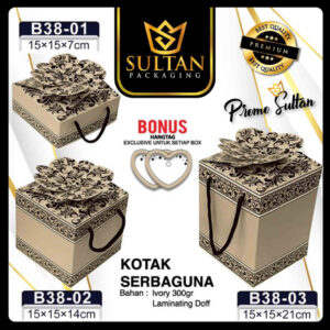 Clover Box - Dus Toples - Kotak Hadiah Ulang Tahun - B38