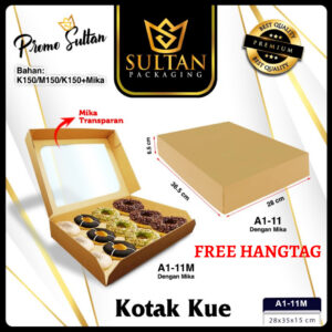 Dus Packaging - Kotak Kardus Pakaian Polos - Box Hadiah Warna Coklat Polos - A1-11