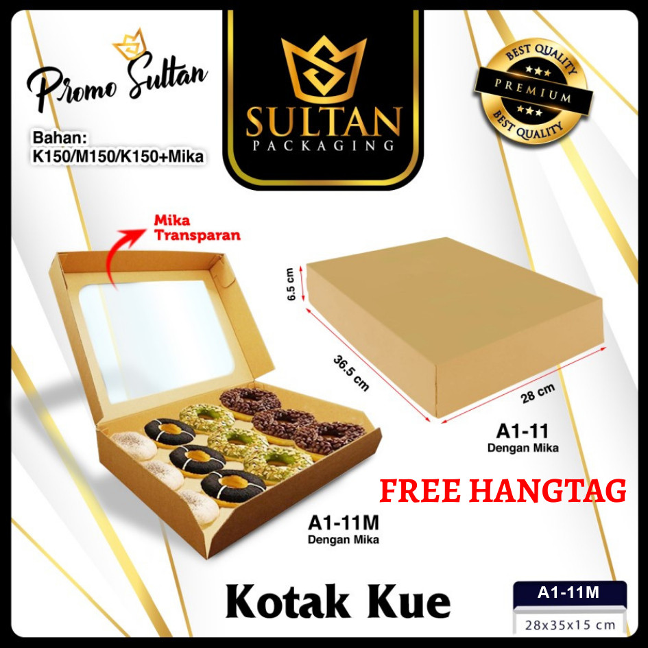 Dus Packaging - Kotak Kardus Pakaian Polos - Box Hadiah Warna Coklat Polos - A1-11