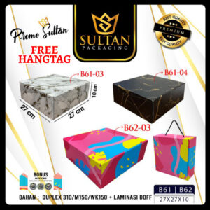 Box Hampers - Gift Box Colorful - Kotak Kado Jumbo Tebal - B62-03