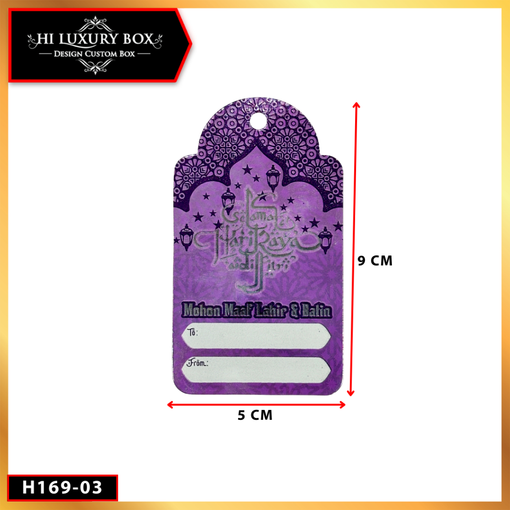 Hangtag Idul Fitri|Hangtag Murah|Hangtag Hari Raya|Hangtag|H169 - Image 4