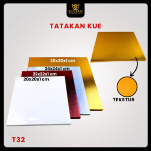 Tatakan Kue|Cake |Alas Kue Sterofoam|Tray|Aksesoris|Kotak|T32