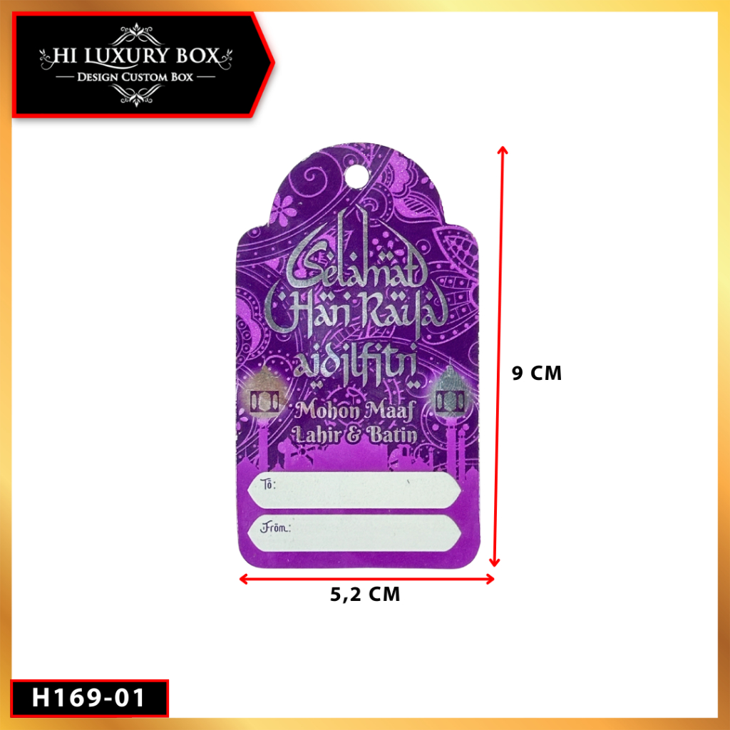 Hangtag Idul Fitri|Hangtag Murah|Hangtag Hari Raya|Hangtag|H169 - Image 2