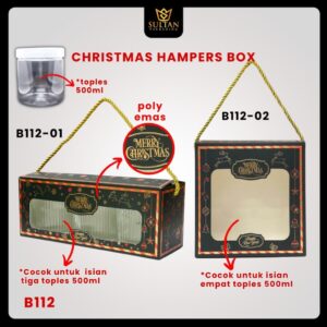 Kotak Natal|Gable Box|Box Hampers|Dus Toples|Packaging Natal|B112