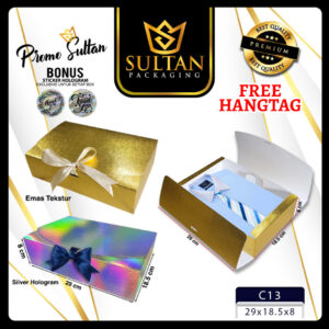 Gift Box Hologram - Kotak Kado Premium Motif Hologram - Hampers - Kado - Bridesmaid Groomsmen - C13