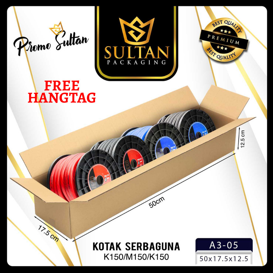 Box Packaging - Kotak Kardus Uk 50x17x12 Cm - Kardus Packaging Panjang - A3-05