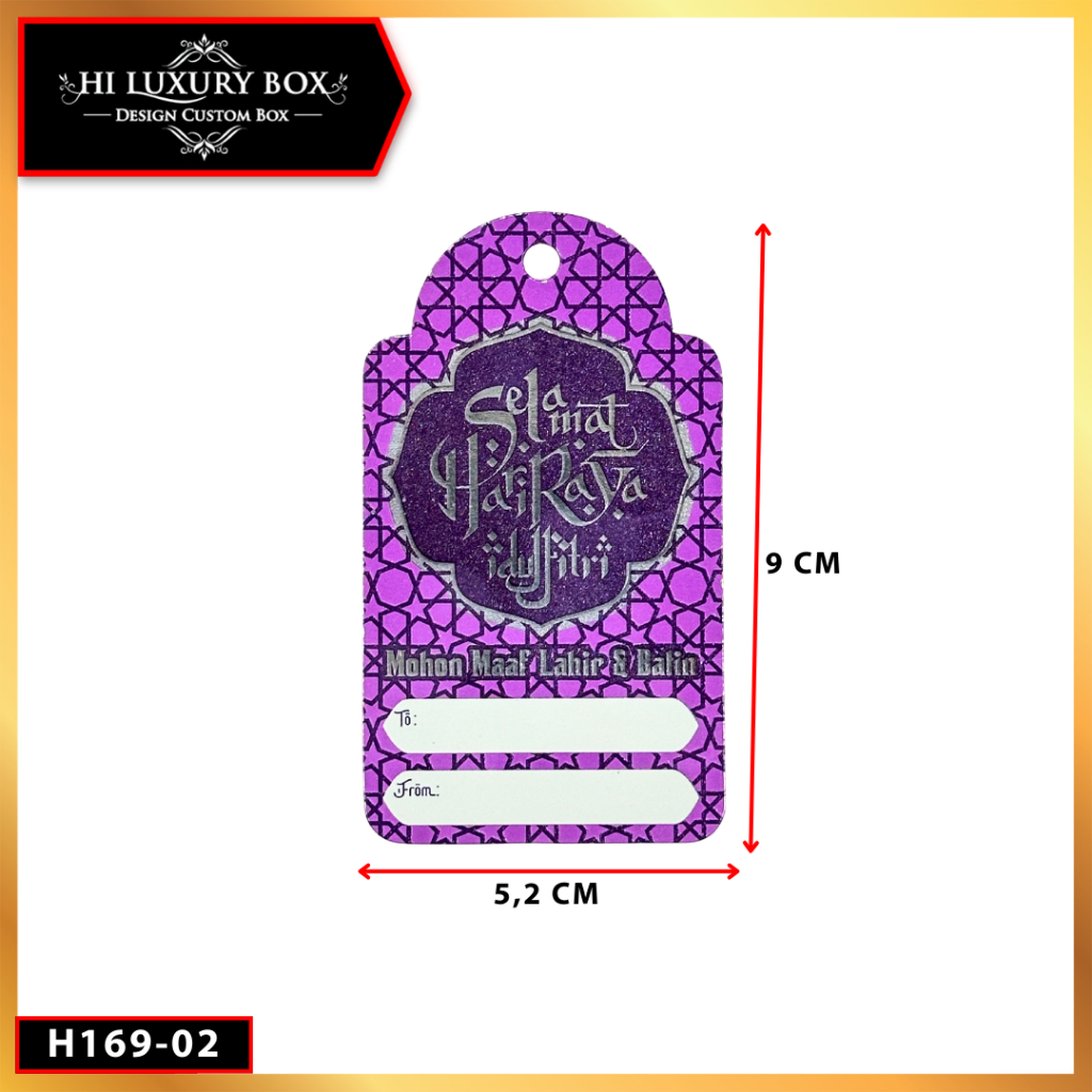 Hangtag Idul Fitri|Hangtag Murah|Hangtag Hari Raya|Hangtag|H169 - Image 3