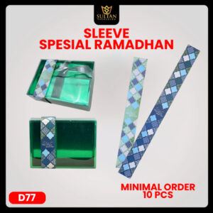 Sleeve Lebaran D77 - Paper Belt Idul Fitri - Aksesoris Box - Minimal Order 10PCS