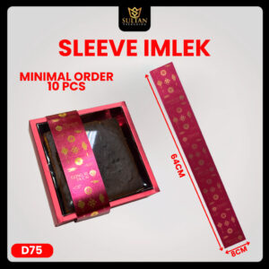 Paper Belt Imlek D75 | Sleeve Imlek Sincia | Hiasan Imlek | Bahan Metalize | Panjang 64 cm | Lebar 8 cm | Minimal Order 10 pcs | Ready Stock