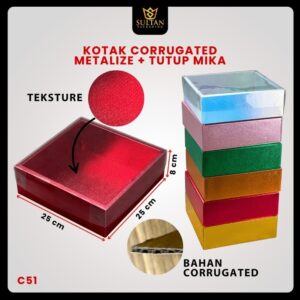 Kotak Kado Hologram tutup mika Souvenir|Dus Hadiah Special Gift|C51