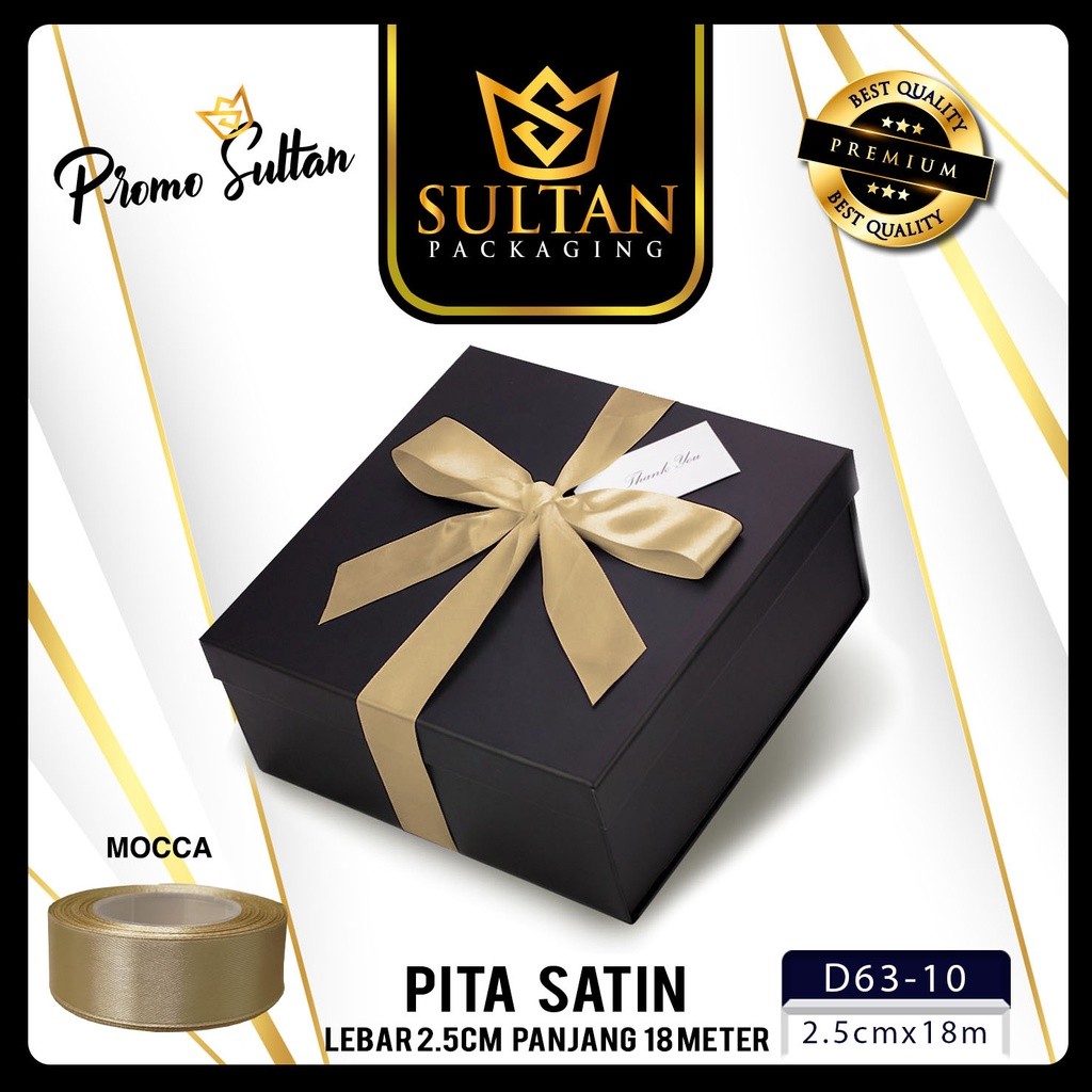 SULTAN - Pita Satin - Pita Kado Panjang Warna Warni - D63 - Image 9