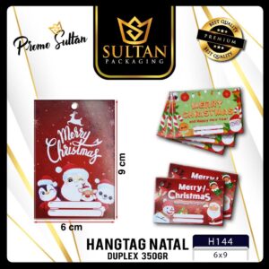 Hangtag Natal/Hangtag Merry Christmas/Aksesoris Natal/Hiasan NatalH144