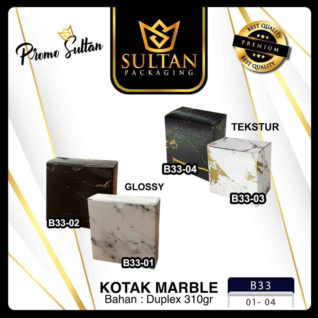 SULTAN - Kotak Marble - Kotak Packaging Motif Marble Premium - B33 - Image 2