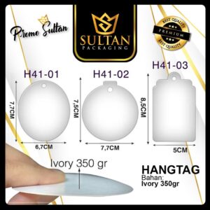Hangtag - Tag Pakaian - Tag Label Baju Polos - H41