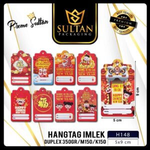 Label Chinese New Year Hangtag Imlek Aksesoris Murah H148