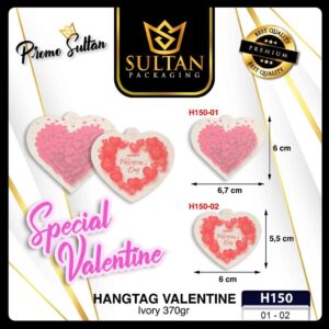 Label Hangtag|Valentine|Premium MurahIvory|H150