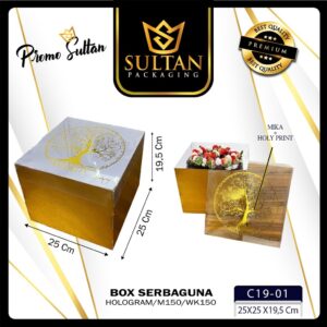 Kotak Kue|Hologram|Mika|Kado|Hampers|Serbaguna|Dus|Box|Packaging|C19
