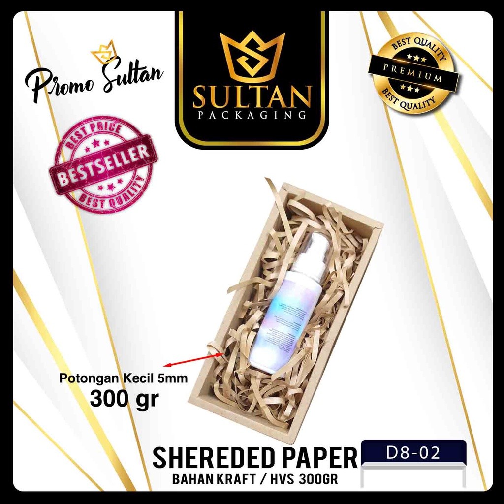 Gift Box Filler Shredded Paper - Kertas Cacah Dekorasi Box Termurah - D8-02 - Image 3