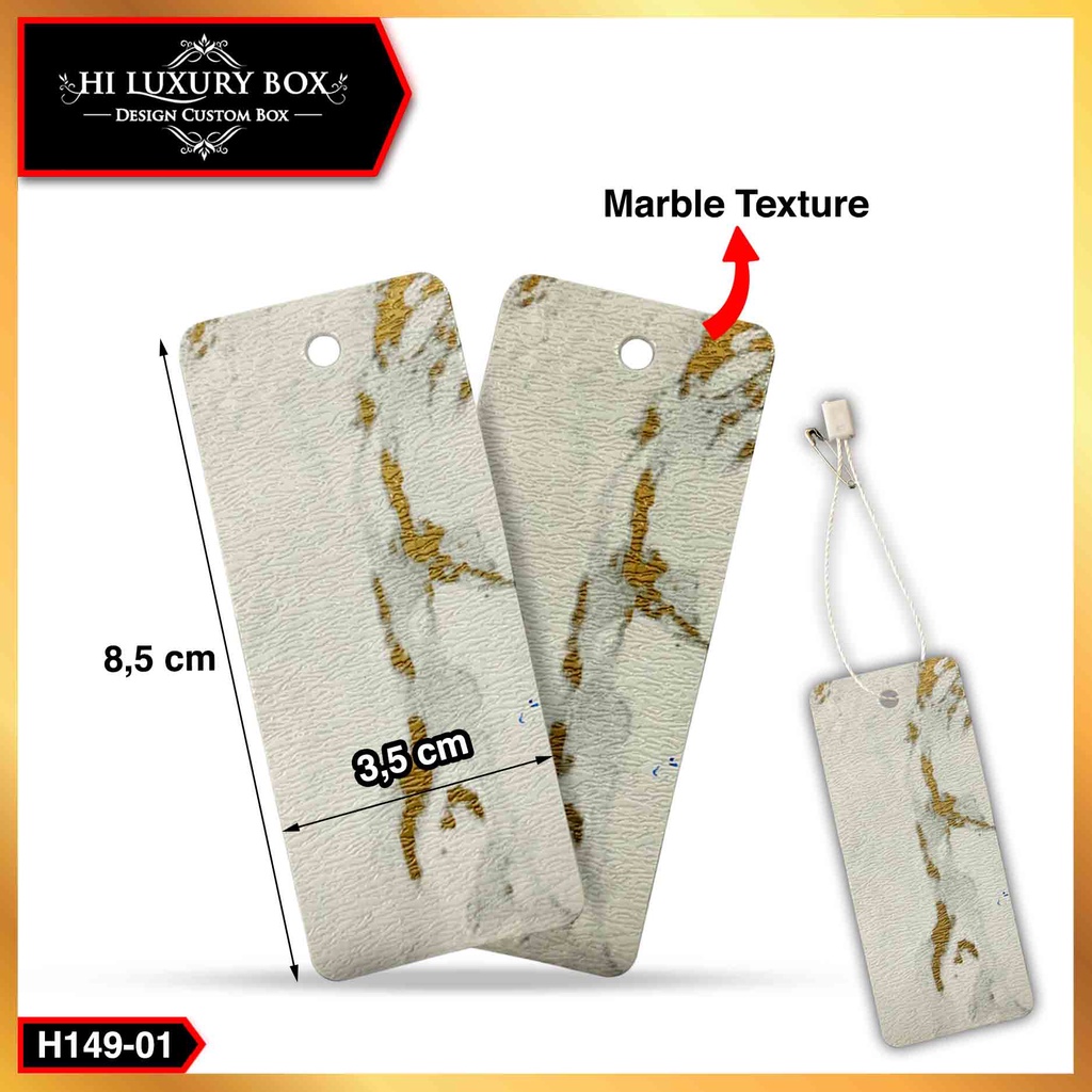 Label Hangtag|Polos|AksesorisMurah|Tekstur Packaging|H149