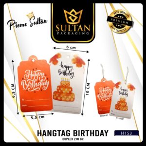 SULTAN - Hangtag Gift - Hangtag Ulang Tahun - H153
