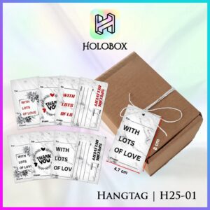 Hang Tag   Label baju - Hang Tag Motif 4,7x8 | H25