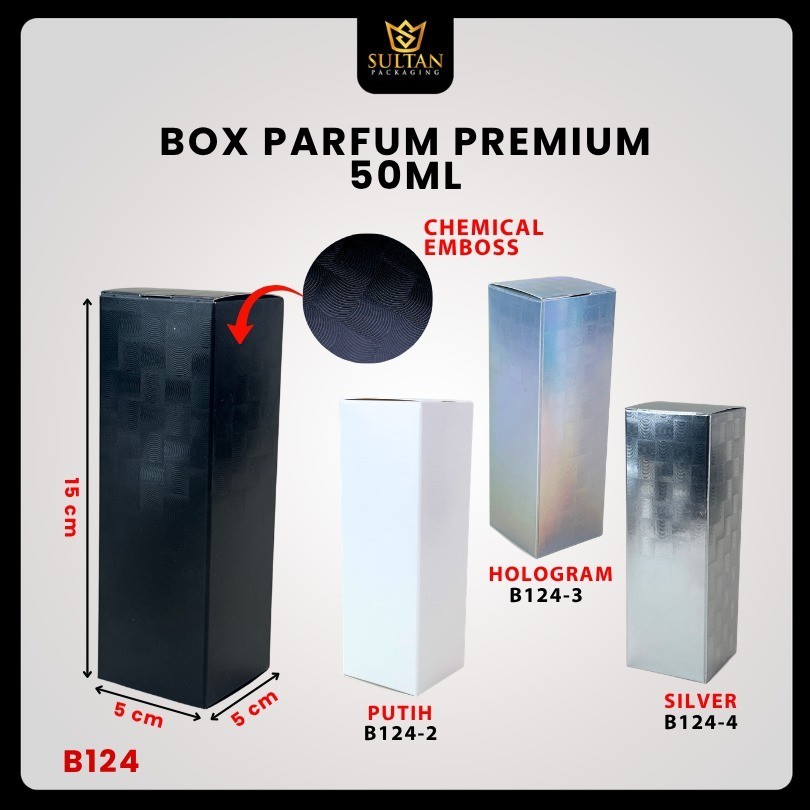 Box Parfum Chemical EMBOS|50 Ml | Sliding Box|5X5X15| B124