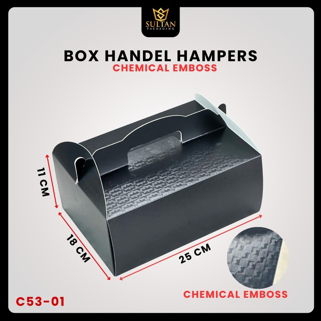 Kotak Chemical Embos|Gable|Kue|Kado|Serbaguna|Hampers|Dus|Packaging|Box|C53 - Image 2