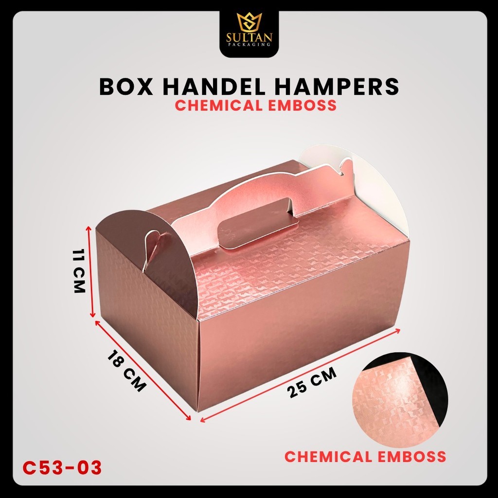 Kotak Chemical Embos|Gable|Kue|Kado|Serbaguna|Hampers|Dus|Packaging|Box|C53 - Image 4
