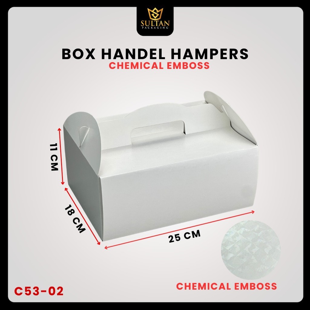 Kotak Chemical Embos|Gable|Kue|Kado|Serbaguna|Hampers|Dus|Packaging|Box|C53 - Image 3