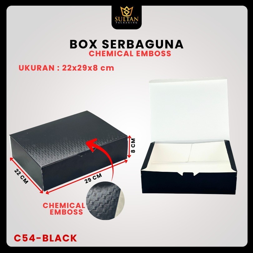 Kotak Box Kado / Chemical Embos / Box Hologram / Gift/ 29x22x8cm/ C54 - Image 2