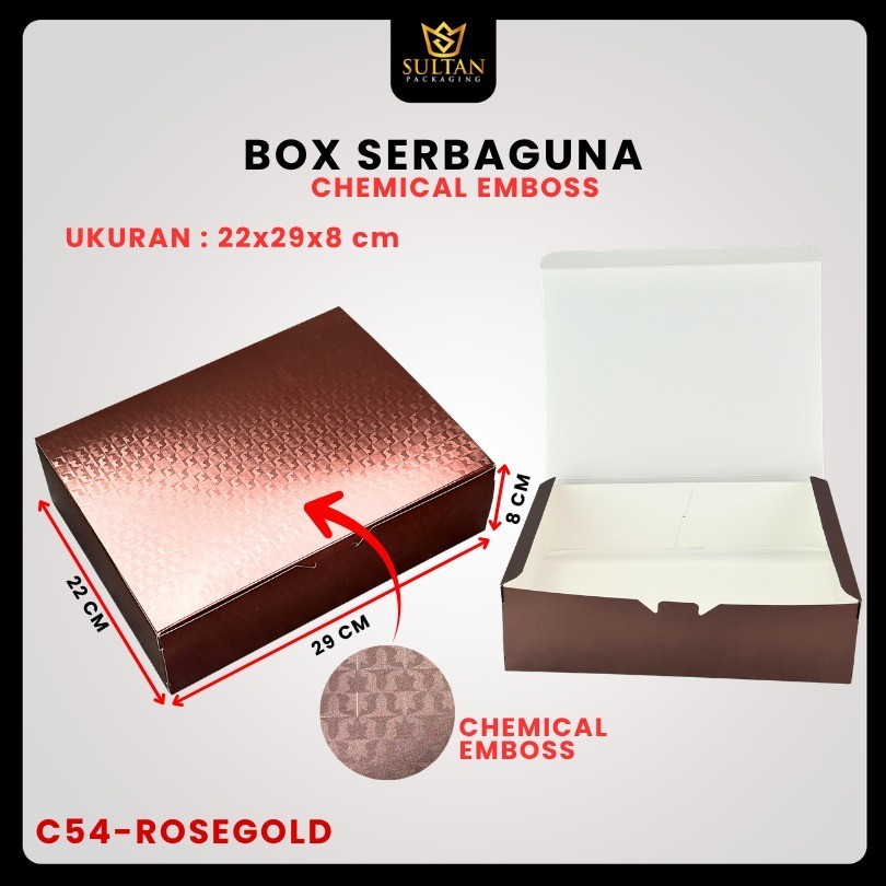 Kotak Box Kado / Chemical Embos / Box Hologram / Gift/ 29x22x8cm/ C54 - Image 5