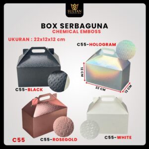 Gable Chemical Embos|Kotak Serbaguna|Hampers|22x12x12cm|C55