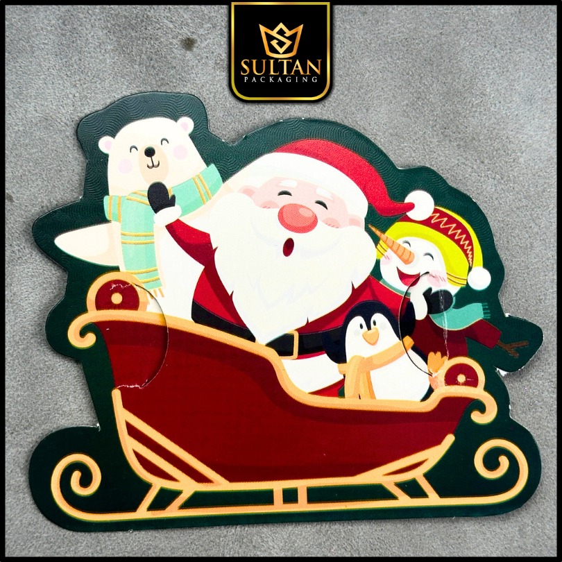 Christmas Gift Box / Kotak Kue Natal / Box Hampers / Premium Box / 22x22x6,5cm / C66 - Image 5